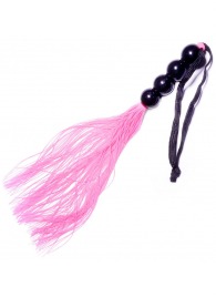 Розовая силиконовая плеть - 35,5 см. - Boys of Toys - купить с доставкой в Волжском
