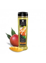 Массажное масло для тела Luscious Mango с ароматом манго - 240 мл. - Shunga - купить с доставкой в Волжском