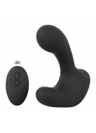 Черная анальная вибропробка с функцией расширения RC Butt Plug with 3 functions - Orion - в Волжском купить с доставкой