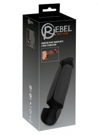 Черный вибромастурбатор с трехточечной стимуляцией Penis Trainer with 3 Point Stimulation - Orion - в Волжском купить с доставкой