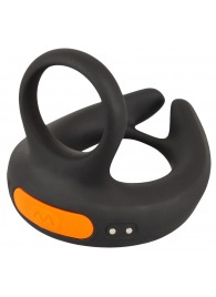 Черный вибростимулятор мошонки RC Scrotum Stimulator with Vibration - Orion - в Волжском купить с доставкой