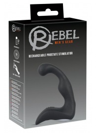 Черный перезаряжаемый стимулятор простаты с вибрацией - 14,6 см. - Orion - в Волжском купить с доставкой