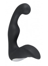 Черный перезаряжаемый стимулятор простаты с вибрацией - 14,6 см. - Orion - в Волжском купить с доставкой