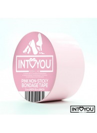 Розовый скотч для фиксации Non-Sticky Bondage Tape - 15 м. - Intoyou - купить с доставкой в Волжском