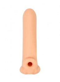 Телесный фаллоудлинитель Titan - 16,5 см. - Lola Games - в Волжском купить с доставкой