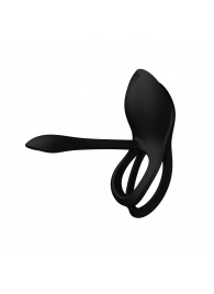 Черное эрекционное виброкольцо Bayek с пультом ДУ - Zalo - в Волжском купить с доставкой