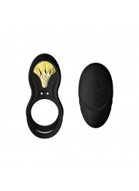 Черное эрекционное виброкольцо Bayek с пультом ДУ - Zalo - в Волжском купить с доставкой