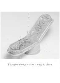 Белый мастурбатор FLIP 0 (ZERO) - Tenga - в Волжском купить с доставкой