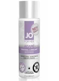 Лубрикант на водной основе для женщин JO AGAPE LUBRICANT ORIGINAL - 60 мл. - System JO - купить с доставкой в Волжском