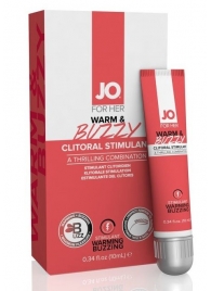 Клиторальный крем JO WARM   BUZZY CLITORAL GEL - 10 мл. - System JO - купить с доставкой в Волжском