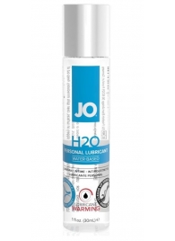 Возбуждающий лубрикант на водной основе JO Personal Lubricant H2O Warming - 30 мл. - System JO - купить с доставкой в Волжском