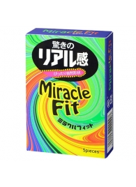 Презервативы Sagami Xtreme Miracle Fit - 5 шт. - Sagami - купить с доставкой в Волжском