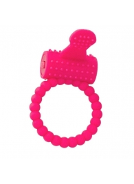 Розовое силиконовое виброкольцо A-toys - A-toys - в Волжском купить с доставкой