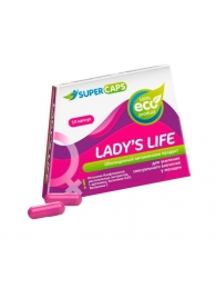 Возбуждающие капсулы Ladys Life - 14 капсул (0,35 гр.) - SuperCaps - купить с доставкой в Волжском