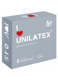 Презервативы с точками Unilatex Dotted - 3 шт. - Unilatex - купить с доставкой в Волжском