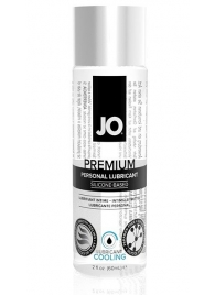 Охлаждающий лубрикант на силиконовой основе JO Personal Premium Lubricant Cooling - 60 мл. - System JO - купить с доставкой в Волжском