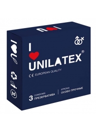 Ультрапрочные презервативы Unilatex Extra Strong - 3 шт. - Unilatex - купить с доставкой в Волжском