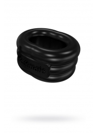 Чёрное эрекционное виброкольцо Stretch - Bathmate - в Волжском купить с доставкой