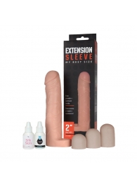 Насадка-удлинитель Extension sleeve с подхватом мошонки - 19 см. - Sitabella - в Волжском купить с доставкой