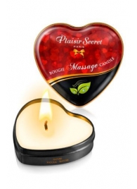 Массажная свеча с нейтральным ароматом Bougie Massage Candle - 35 мл. - Plaisir Secret - купить с доставкой в Волжском