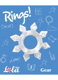 Прозрачное эрекционное кольцо Rings Gear - Lola Games - в Волжском купить с доставкой