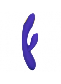 Фиолетовый вибратор с функцией электростимуляции Intimate E-Stimulator Dual Wand - 21,5 см. - California Exotic Novelties - купить с доставкой в Волжском