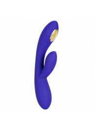 Фиолетовый вибратор с функцией электростимуляции Intimate E-Stimulator Dual Wand - 21,5 см. - California Exotic Novelties - купить с доставкой в Волжском