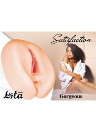 Мастурбатор с 2 тоннелями Satisfaction Gorgeous - Lola Games - в Волжском купить с доставкой