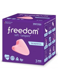 Женские гигиенические тампоны без веревочки FREEDOM normal - 3 шт. - Freedom - купить с доставкой в Волжском