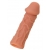 Телесная реалистичная насадка KOKOS Extreme Sleeve 05 с дополнительной стимуляцией - 12,7 см. - KOKOS - в Волжском купить с доставкой
