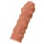Телесная реалистичная насадка KOKOS Extreme Sleeve 11 с дополнительной стимуляцией - 12,7 см. - KOKOS - в Волжском купить с доставкой