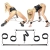 Комплект наручников и наножников с распорками Spread  em Bar and Cuff Set - Pipedream - купить с доставкой в Волжском