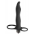 Черная вибронасадка для двойного проникновения Flirtini - 15,9 см. - Lola Games - купить с доставкой в Волжском