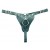 Изумрудные трусики с кольцом для страпона Ladys Arsenal - БДСМ Арсенал - купить с доставкой в Волжском
