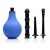 Анальный душ с 3 насадками Premium One-way Valve Anal Douche Set - XR Brands - купить с доставкой в Волжском