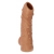 Телесная насадка с пупырышками и открытой головкой Nude Sleeve S - 10 см. - KOKOS - в Волжском купить с доставкой