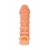 Телесная закрытая насадка с пупырышками Cock Sleeve Size M - 15,6 см. - KOKOS - в Волжском купить с доставкой