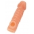 Телесная закрытая насадка с шершавой головкой Cock Sleeve Size L - 17,6 см. - KOKOS - в Волжском купить с доставкой