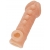 Телесная закрытая насадка с шишечками Cock Sleeve Size L - 17,6 см. - KOKOS - в Волжском купить с доставкой