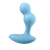 Голубой анальный вибростимулятор Deep Driver - 11,2 см. - Satisfyer - в Волжском купить с доставкой