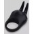 Черное эрекционное виброкольцо Sensation Rechargeable Vibrating Rabbit Love Ring - Fifty Shades of Grey - в Волжском купить с доставкой