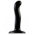 Черный фаллоимитатор-насадка Strap-On-Me P G spot Dildo size S - 16,4 см. - Strap-on-me - купить с доставкой в Волжском