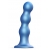 Голубая насадка Strap-On-Me Dildo Plug Balls size L - Strap-on-me - купить с доставкой в Волжском