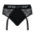 Черные трусики для насадок Diva Lingerie Harness - size M - Strap-on-me - купить с доставкой в Волжском