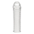 Текстурированная насадка на пенис Clear Textured Penis Enhancing Sleeve Extension - 16,5 см. - BlueLine - в Волжском купить с доставкой