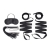 Эротический набор 4PC Bondage Bed Strap   Flogger Kit - Lux Fetish - купить с доставкой в Волжском