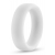 Белое люминесцентное эрекционное кольцо Silicone Glo Cock Ring - Blush Novelties - в Волжском купить с доставкой