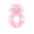 Розовое эрекционное виброкольцо в форме мишки - 1137 - в Волжском купить с доставкой