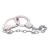 Наручники из металла с длинной цепочкой CHROME HANDCUFFS METAL HANDCUFFS W. KEY - NMC - купить с доставкой в Волжском
