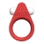 Красное эрекционное кольцо LIT-UP SILICONE STIMU RING 1 RED - Dream Toys - в Волжском купить с доставкой